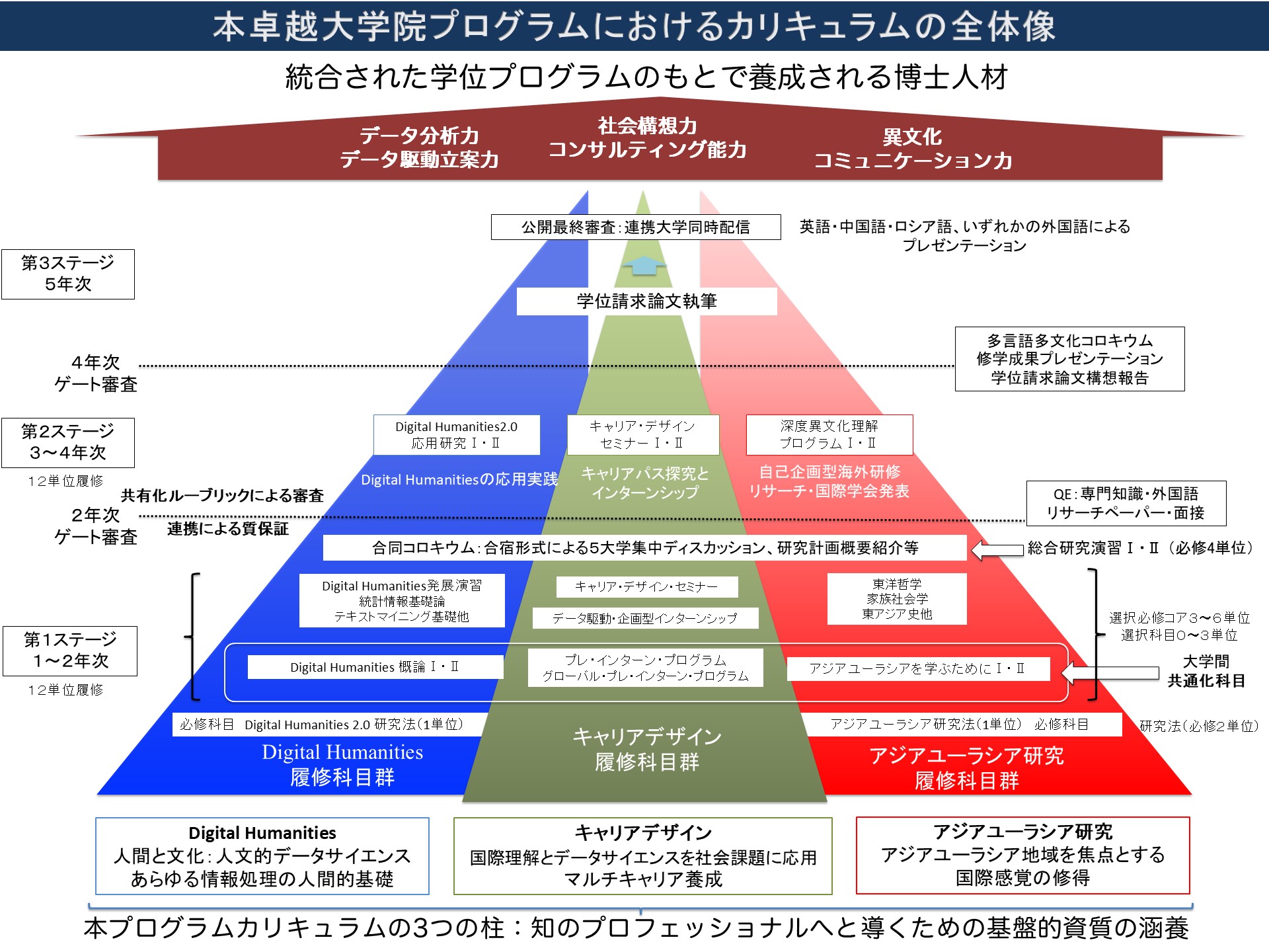 5年一貫のカリキュラム